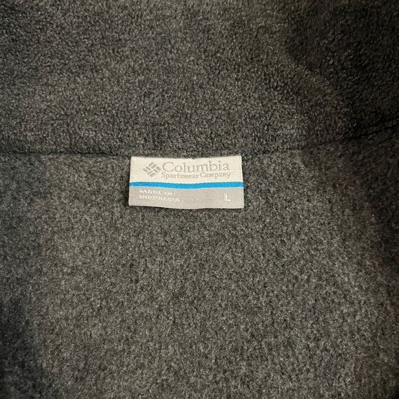 Columbia | Benton Springs Zip-Front Fleece Jacket in Charcoal Grey Size Large - Picture 6 of 6